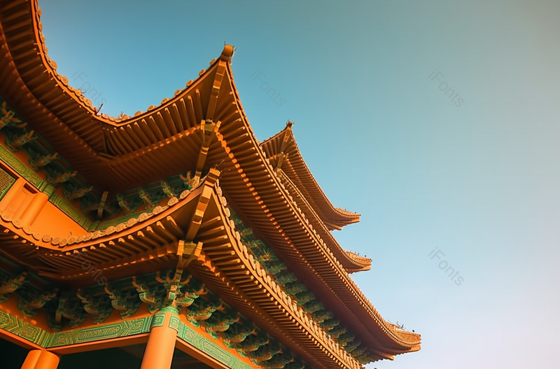 武汉黄鹤楼檐口近景中国传统建筑楼阁屋檐局部实拍图像摄影,高清,摄影图,摄影图片,图片大全,摄影图免费下载